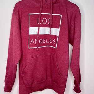 Brick Red Los Angeles hoodie - size S